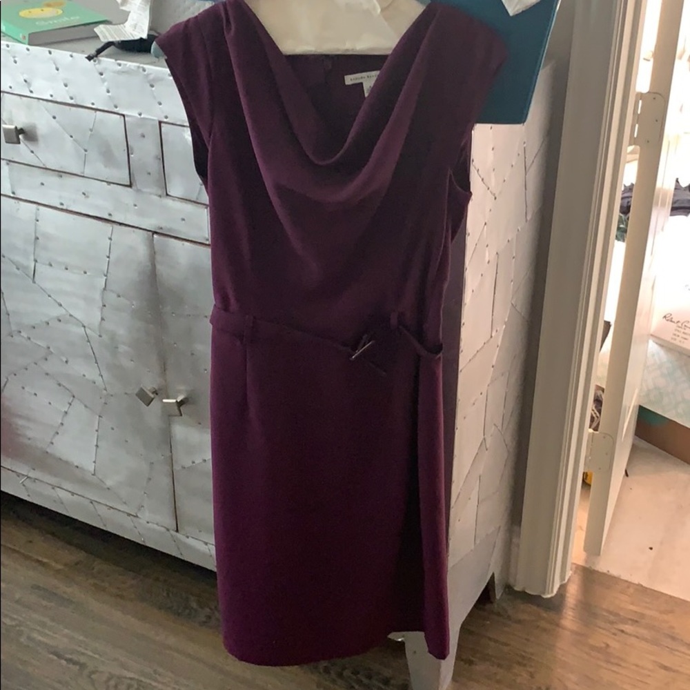 Purple cocktail dress